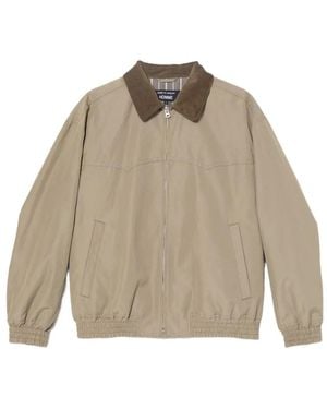 Comme des Garçons Corduroy-Collar Paneled Jacket - Natural