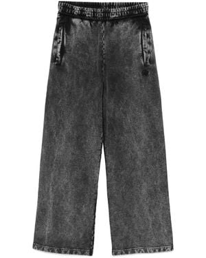 DIESEL Acid-wash Drawstring Trousers - グレー