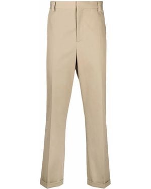 Nanushka Straight-Leg Tailored Trousers - Natural
