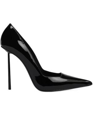 Le Silla Amelia Patent-Finish Pointed-Toe Pumps - Black