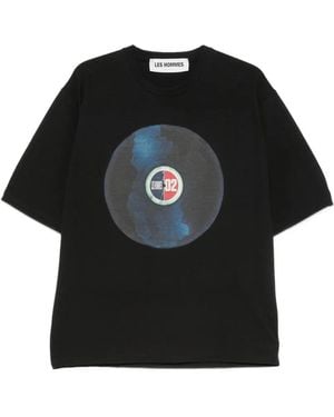 Les Hommes T-Shirt À Imprimé Graphique - Noir