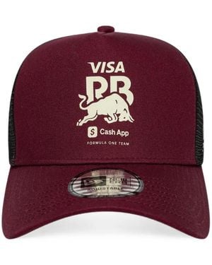 KTZ Seasonal E-Frame Visa Cash App Rb Logo-Print Trucker Cap - Purple