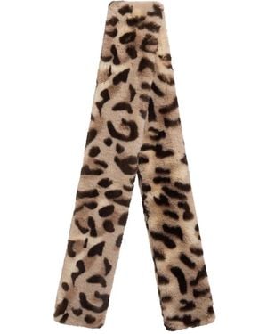 VAQUERA Animal-Print Scarf - White