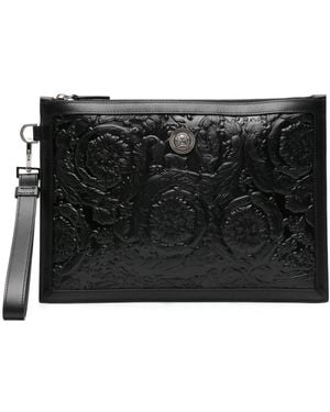 Versace Medusa Biggie Barocco Clutch - Schwarz