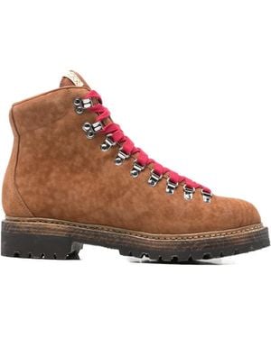 Visvim Lace-Up Hiking Boots - Brown