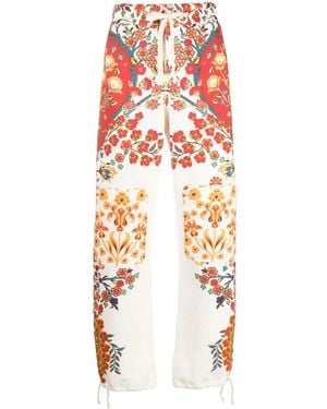 Etro フローラル トラックパンツ - ホワイト