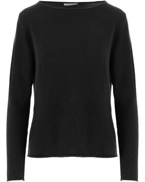 Allude Cashmere Sweater - Black