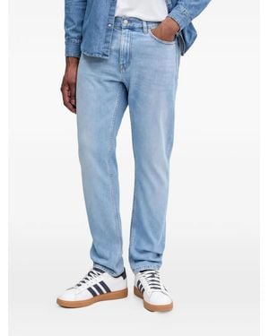 Sisley Logo-Patch Jeans - Blue