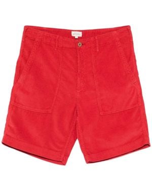 Hartford Buttoned Shorts - Red