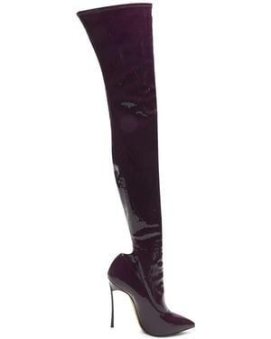 Casadei Ultravox Blade Boots - Purple