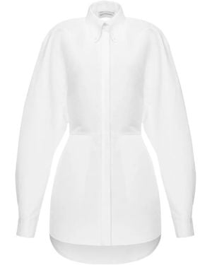 Situationist Chemise À Dos-Nu - White