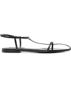 Jil Sander レザー ケージサンダル - ホワイト