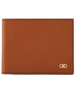 Ferragamo ガンチーニ 財布 - ブラウン