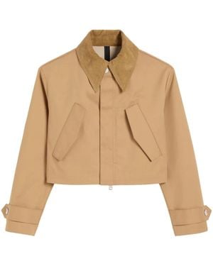 Ami Paris コーデュロイカラー ジャケット - ナチュラル