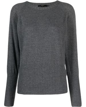 Seventy Ribbed Crew-Neck Jumper - Grey