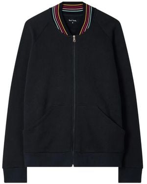 Paul Smith Swirl Bomber Jacket - Black