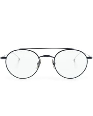Thom Browne Brille Mit Rundem Gestell - Mettallic