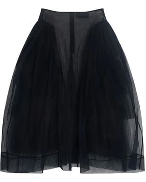 Simone Rocha Textured Skirt - Blue