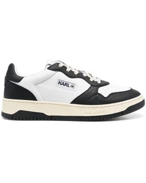 KARL LAGERFELD Panelled Low-Top Trainers - White