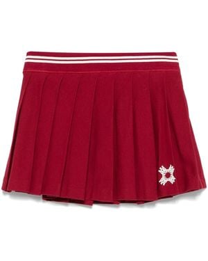 Amiri Ma Quad Mini Skirt - Red