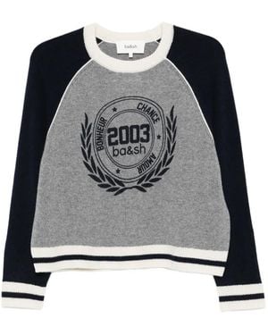 Ba&sh Collette Long-Sleeve Sweater - Black