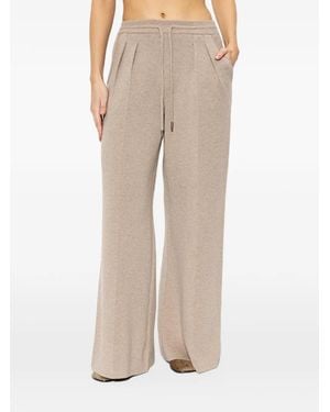 Max Mara Wool And Cashmere Trousers - Natural