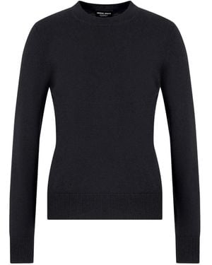 Giorgio Armani Crew-Neck Cashmere Jumper - Blue