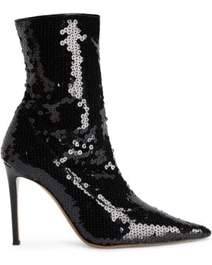 Alexandre Vauthier スパンコール ブーツ - ブラック