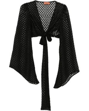 Missoni Long-Sleeves Blouse - Black