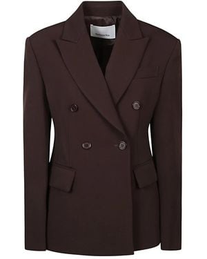 Frankie Shop Blazer Met Dubbele Rij Knopen - Bruin