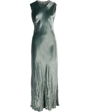 Alberta Ferretti Mouwloze Maxi-Jurk - Groen