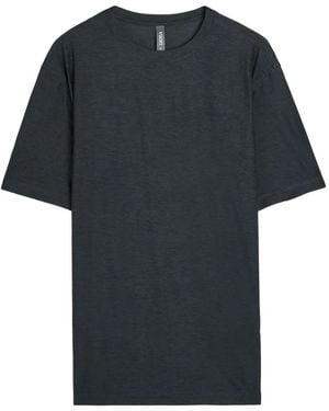 Vuori Mélange-Effect T-Shirt - Black