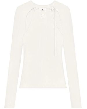 Courreges Long-Sleeve T-Shirt - White