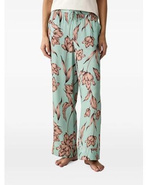 Chantelle Eliot Floral-Print Drawstring Pajamas - Green