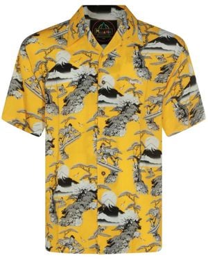 Mauna Kea All-Over Print Shirt - Yellow