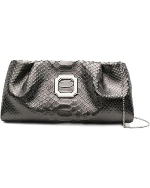 Malone Souliers Vittoria Clutch Bag - Gray
