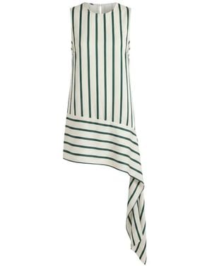 Bondi Born Cannes Sash-Hem Mini Dress - Metallic
