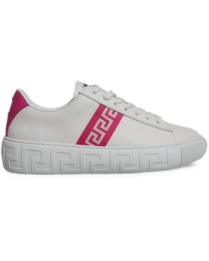 Versace Greca-Detail Low-Top Trainers - Pink