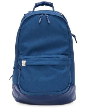 Visvim Cordura Zip-Up Backpack - Blue