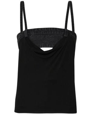 Christopher Esber Draped Duo Bustier Top - Black