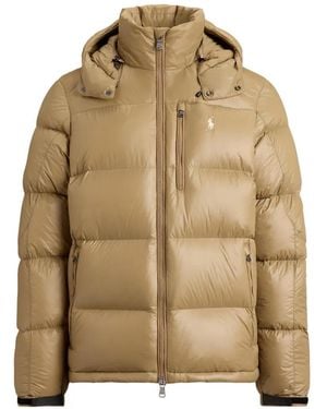 Polo Ralph Lauren The Gorham Glossed Down Jacket - Natural