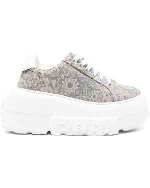 Casadei プラットフォーム スニーカー - ホワイト
