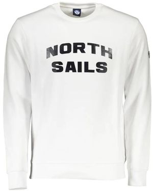 North Sails Pullover Mit Logo-Print - Weiß