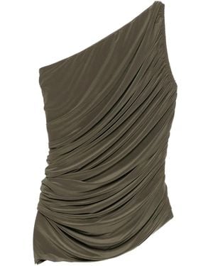 Norma Kamali Top Da Bagno Diana Mio - Grigio