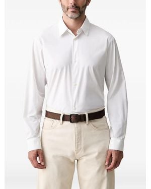 ARMANI EXCHANGE Long-Sleeve Button-Down Shirt - White