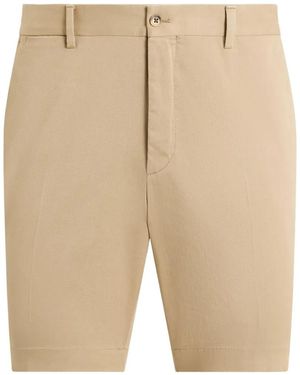 Ralph Lauren Short Chino À Coupe Stretch - Natural