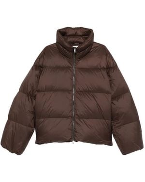 Studio Nicholson Massey Funnel Neck Jacket - Brown