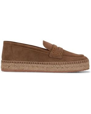 Gianvito Rossi スエード エスパドリーユ ブラウン | Lyst