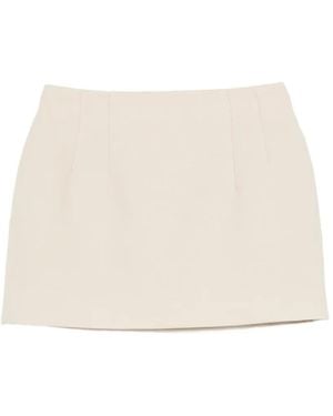 Wardrobe NYC New Contour mini skirt - Neutro