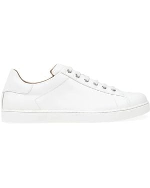 Gianvito Rossi Leather Trainers - White